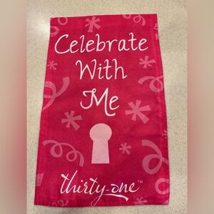Celebrate With Me Pink Garden Flag from Thirty One